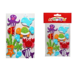 Figura de Fomix Aprendo, Animales Océano, Sticker, FLT20003-C
