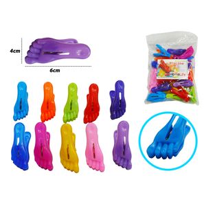 Pinza plast.p \ ropa e \ funda piecito pcpi x24 pz.