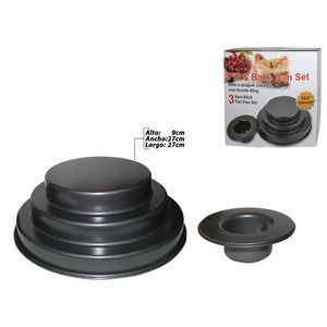 Molde Acero Para torta 2 piezas 12 \ 14 \ 16 \ 18 cm T2494