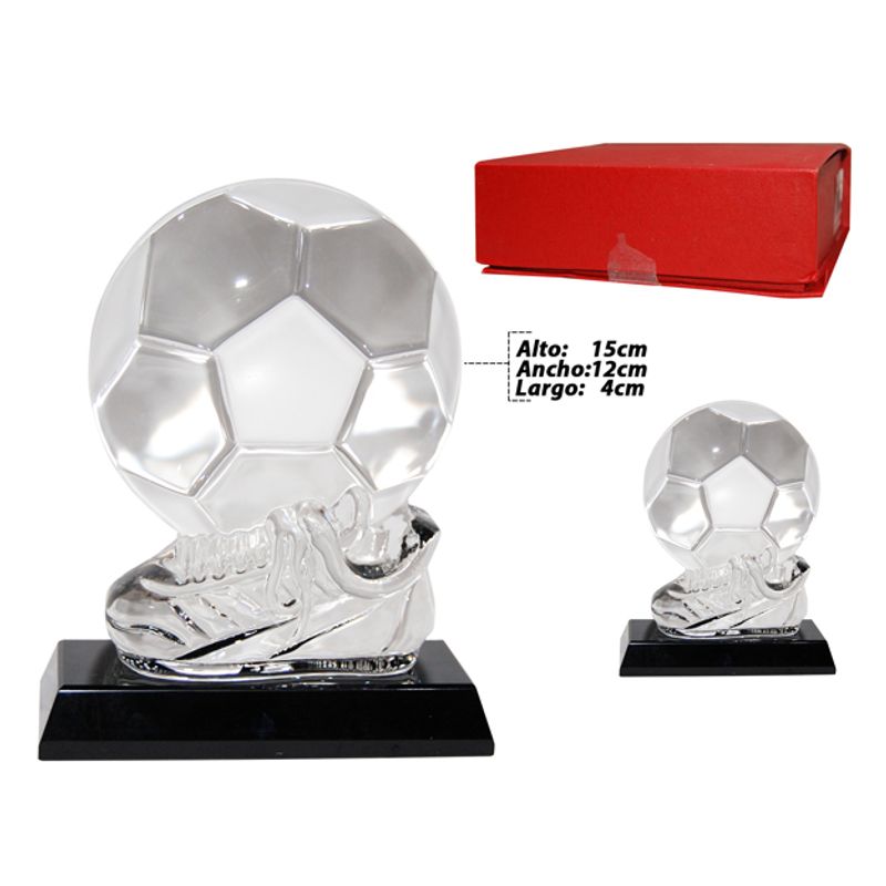 Trofeo Fútbol - Estrellas y Balón 27 cm