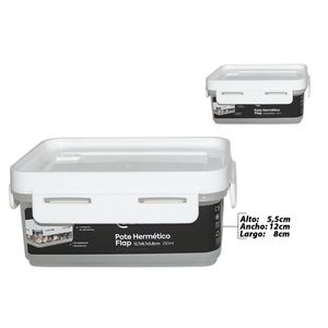 Repostero plast.hermetico blanco 63000 \ 0007 250ml