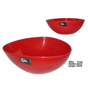 Ensaladera plast.roja 10131 \ 0465 2,5l