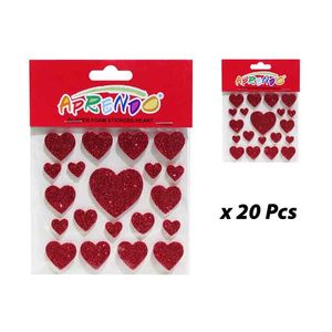 Fomix figura corazon escarchado x20 pz.ref:531897 \ 2348-ac