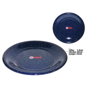 Plato tendido a \ esmalt azul jasp e602234000 23