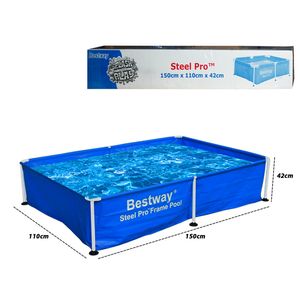Piscina de Tubo Rectangular Bestway, 150x110x42cm, 10472