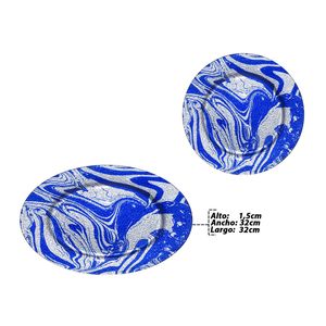Plato vidrio dec.red 3200-1g78-94-001-17453 32cm