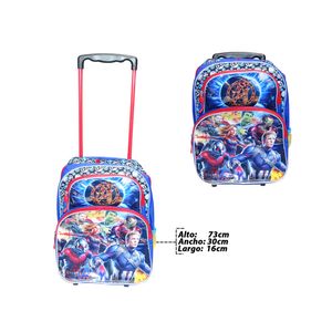 Mochila c \ ruedas avengers endgame azul ref:ewe170108-az