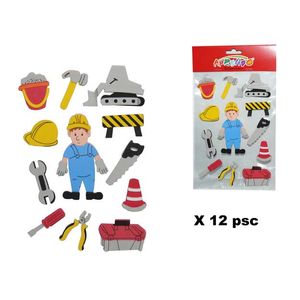 Figura de Fomix Aprendo, Construcción, 12 Pza, EVA50435