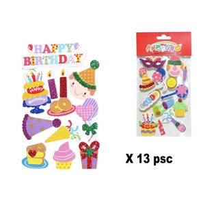 Figura de Fomix Aprendo, Cumpleaños, Sticker, EVA50695-C