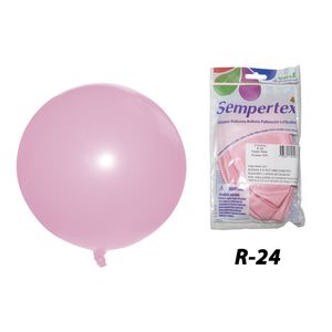 Globo pastel mate r-24 rosado 609 \ 154503 x3 pz.