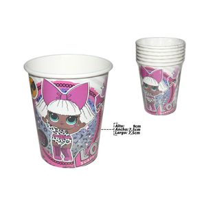 Vaso desechable lol x6 pz.ref:ypg-lol-v001 9oz.