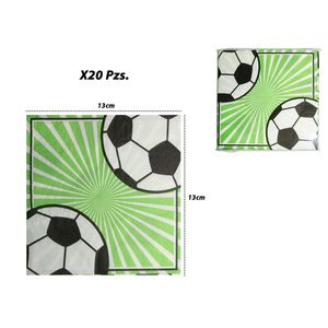 Servilleta desechable futbol x20 pz.ref:bm-fut-s