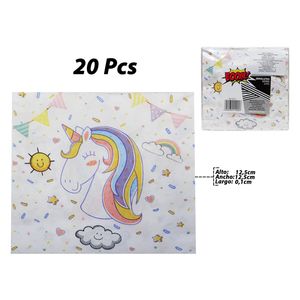 Servilleta desechable unicornio x20 pz.ref:bm-uni-s