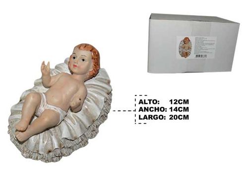 Adorno nav.naciemiento bebe aes xx0954 \ lp56137b (20.6x14.6x12cm)