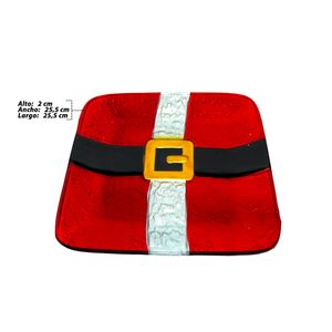 Plato nav.vidrio aesxx1025 (25x25x1.5cm)
