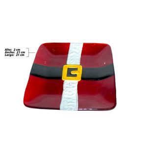 Plato nav.vidrio aesxx1026 (20.5x20.5x1.5cm)