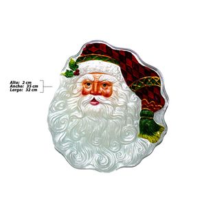 Plato nav.vidrio santa aesxx1042 (36x32x3cm)
