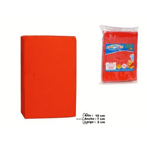 Plastilina en Barra Aprendo, Rojo, 125cc, 2x7x10cm