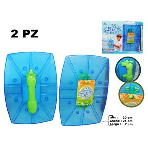 Pistola de Agua con Escudo Expotoys, 2 Piezas, 30x21x7cm, 018a