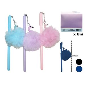 Bolígrafo Flamingo Pompom, Colores Surtidos, 20cm, es10007
