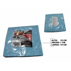Servilleta desechable celeste x20 pz.ref:bm-lblue-s (25x25cm)