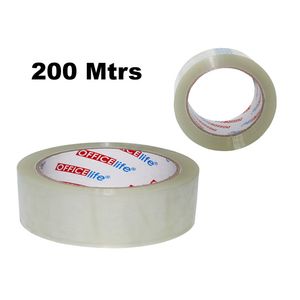 Cinta de Empaque Transparente, 200mt, 48micx48mmx200m