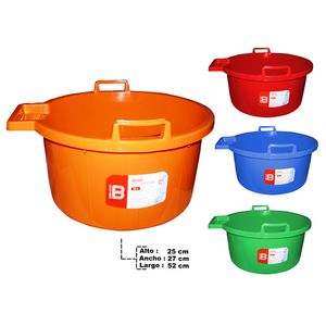 Lavacara plast.basa 35 l ref:1624 des