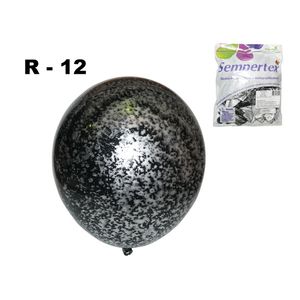 Globo fashion s r-12 negro 080 \ 172941 graffiti plata x50pz.