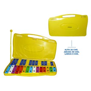 Xilófono Aprendo, Case25, Amarillo, 5x24x39cm, tl25s \ 523262