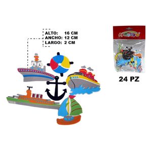 Figura de Fomix Aprendo, Barco, 24 Pza, EVA507300-C