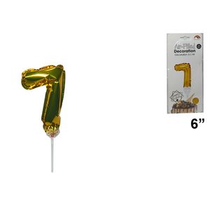 Globo aluminio 7 dorado ref:1655-208 6