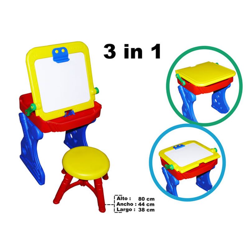 Pupitre y Taburete con Pizarra