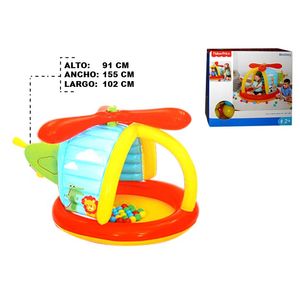 Piscina inflable helicoptero c \ pelotas ref:93538 (1.55x1.02x91cm)