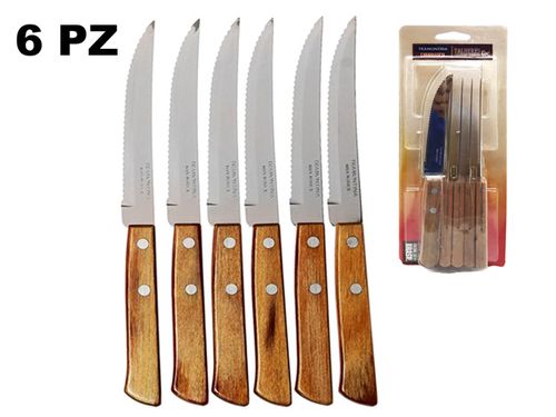 Cuchillo tramntina p \ asado x6 pz.ref:22300 \ 605
