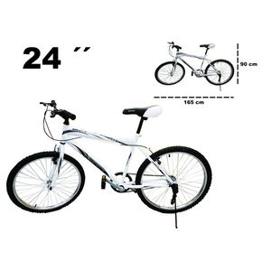 Bicicleta bmx west blanca ref:g7-24 \ ys721-1 24