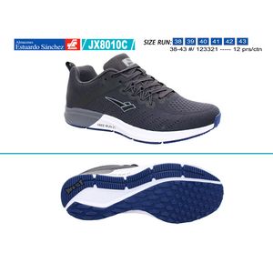 Zapato  hombre ref:jk-8010c dk.grey \ navy (38-43)