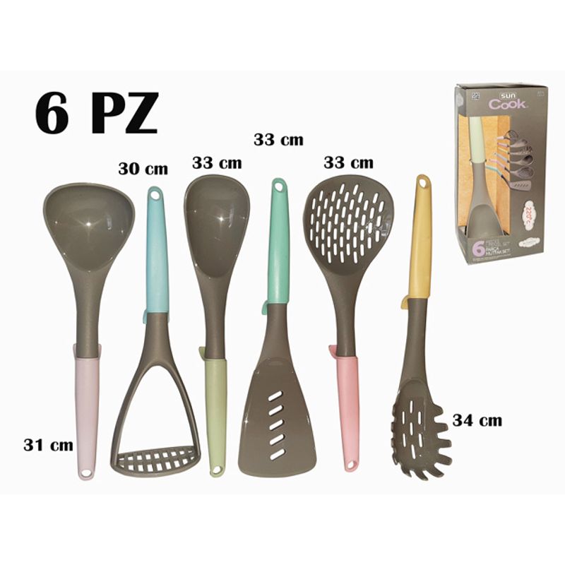 Hogar: Set de utensilios de cocina X6
