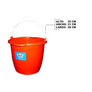 Balde plast.rey util ref:blx028000 9lt.