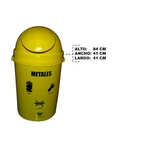 Tacho basura plast.rey cosmos ppx059420 80 metales