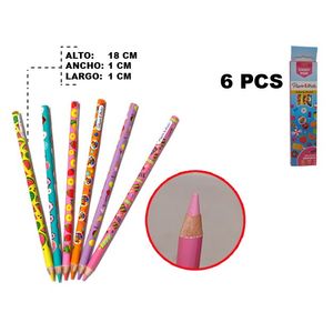 Lápiz Color Paper Mate, 6 Colores, 1x1x18cm, 2087380