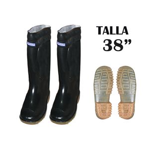 Bota pvc negra ref:machita eti091 (38)