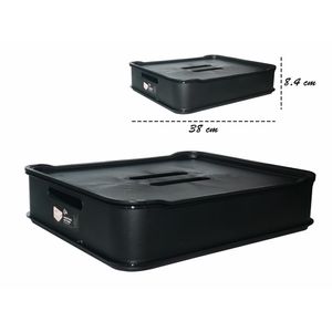 Caja plast.maxi ref:10798 \ 0008 negra (38x31.6x8.4cm)