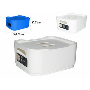 Caja plast.peq ref:10796 \ 0007 blanca (30.5x18.5x12.4cm)