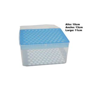 Caja plast.p \ punta pipeta azul stp02-b14