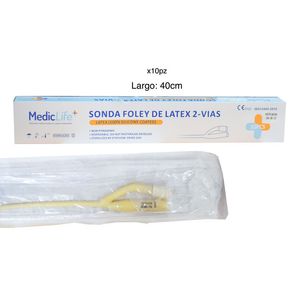 Sonda foley x10 pz.ur-07 \ st-ur02 \ fr12 2via adulto