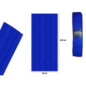 Papel Crepé Aprendo, Azul eléctrico, 50x200cm, 890244