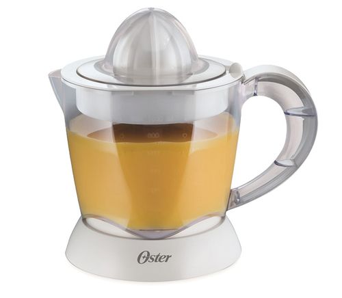 Exprimidor de Jugos Oster, 1 Litro, 25W, 2 Conos Exprimidores, FPSTJU407W-013