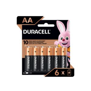 Pila duracell aa e \ blister x6 pz.ef:89800014 \ 000483