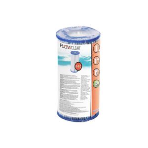 Cartucho para Filtro de Piscina Bestway, Tipo III, 21x18cm, 58012