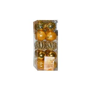 Adorno nav.bola x20 pz.ref.ar3 \ 093u20 \ asst 8cm gold